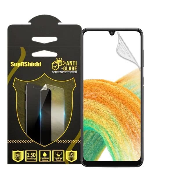 (3 Pack) Samsung Galaxy A33 5G Anti Glare Matte Plastic Soft Pet Screen Protector Film Guard (3 Pack) Samsung Galaxy A33 5G Anti Glare Matte Plastic Soft Pet Screen Protector Film Guard
